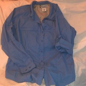 Blue Columbia shirt